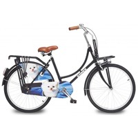Hollandrad Zonix Fahrrad Omafietsen Kinderrad  Mädchenfahrrad 24 Zoll Schwarz