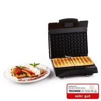 Waffel Waffelautomat Waffeleisen Doppelwaffeleisen Watt Profi Silber Waffeln Neu