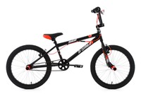 20" BMX BIKE FREESTYLE FAHRRAD RAD HEDONIC SCHWARZ-NEONROT 360° ROTOR 621B