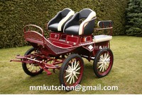 Kutsche Fahrschulwagen Marathonwagen Trainingswagen Kutschen Pony Ponys NEU! Red