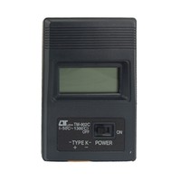 K-Typ Thermoelementsonde LCD Digitale Thermometer Schwarz