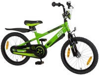 Kinderfahrrad 18" Zoll (=45,7cm) Little-Dax TIMMY grün-schwarz Seitenständer NEU