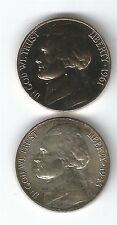Coin. 1961 Jefferson nickel unc & 1943 Silver Nickel Lot 29