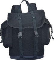 Bundeswehr Rucksack Schwarz 40L Canvas Wanderrucksack Trekking Army Gebirgsjäger