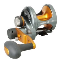 OKUMA Andros 5 II-Speed 6,4:1+3,8:1/6 Lager/350m0,40mm/440g/2 Gang Multirolle