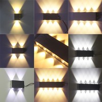 2W/4W/6W/8W/10W LED Design Wandlampe Wandleuchte Deckenleuchte Flurlampe 120°