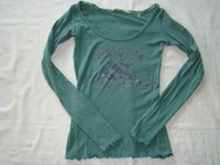 rich & royal XS T-Shirt Shirt Langarmshirt Bluse Top Tunika Getragen Glitzer