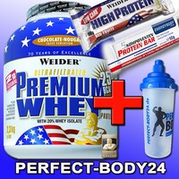 (26,78€/kg) Weider Premium Whey Eiweiß Protein 2,3kg Eiweiss Sport + Mega Bonus