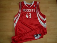 NBA Houston Rockets Road Game-Issued Jersey Trikot - COA