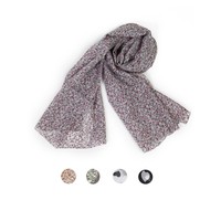 Mode Frauen Schals Blumenmuster Love Chiffon Lang Schal Halstücher Tücher