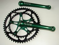 Tune Fast Foot Kurbel 175 grün RR Road Retro NOS Compact Shimano Dura Ace LK 130