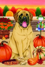 Garden Indoor/Outdoor Autumn Flag - Mastiff (Tp) 671131