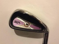 LADIES RAM SDX 6 IRON GOLF CLUB RIGHT HAND LADY GRAPHITE SHAFT PURPLE