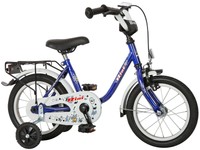 BACHTENKIRCH 14" KINDERFAHRRAD „BIBI“ BLAU 411-BI-13