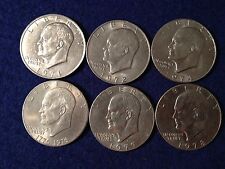 1971 1972 1974 1976 1977 1978 P or D Eisenhower - "Ike Silver Dollar" - Choose 1