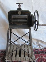 Schuster Lederpresse Lederwalze Antik Alt Leder Walze Design Loft Dekoration VK