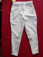 Dublin Reithose weiß Tunierreithose 18 ( 38 40 ) Kniebesatz (38)