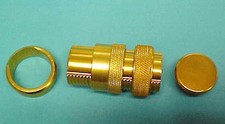 Gold Anodized Aluminum Skelton Reel Seat