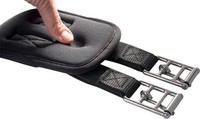 C.S.O. Memory anatomischer Sattelgurt schwarz Memoryschaum Lang- und Kurzgurt