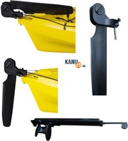 Steueranlage komplett mit Blatt, Pedalen und Anbauzubehör für Kajak und andere