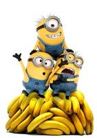 Minion Bananas Iron on T shirt Transfer,bibs,bags and Cushions