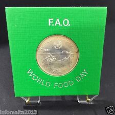 1981 Malta F.A.O. Silver Proof Coin Box #0523