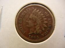 1863 Indian Head Cent Weak Liberty Lot 13P