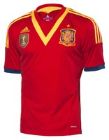 Spain Spanien Adidas Fussball Trikot Shirt Confederation Cup 2013 Home Rot 