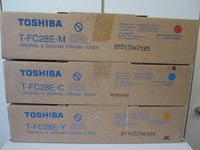 3x Toshiba Toner T-FC28E C/M/Y für e-STUDIO 2330c, 2820c, 3520c, 4520c  NEU