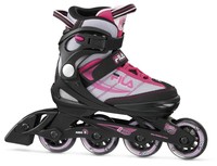 FILA Kids-Inline-Skates "J-One Pink" verstellbar für Girls 010615148, Inliner