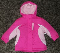 NWT Baby Girls Hooded 3-In-1 Jacket Size 18 Months