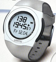 SANITAS SPM 25 Pulsuhr mit Brustgurt Herzfrequenzmessung EKG Sport Uhr Grau NEU