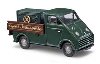 BUSCH 40924 - 1/87 / H0 DKW 3=6 MIT PRITSCHE UND TRESOR - NEU