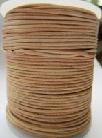 5 Meter Lederband, 2 mmØ, Naturfarben, nicht gefärbt. Lederbänder, Lederriemen