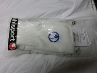 Uhlsport 1 Paar Socken Stutzen Stulpen  Fb. weiß mit blau Größe  37-40