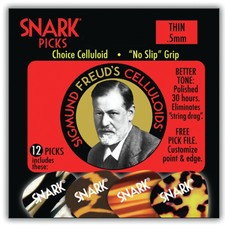 NEW 12 Pack Snark Freud Celluloid .5 mm Thin Guitar Picks 50C Plectrums GIFT
