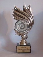 Geburtstags-Pokal mit Jahreszahl und Wunschgravur (verschiedene Jahre) 02