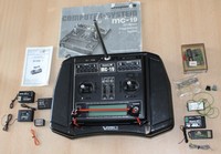 Graupner MC 19 Fernsteuerung 35/40 MHz+Senderpult+Koffer+Empfänger+Quarze