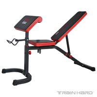 Hantelbank Trainingsbank Schrägbank Flachbank m./o. Curlpult Beintrainer Latzug
