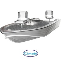 Kimple Hunter Ruderboot Angelboot Motorboot Aluminium