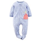 Carters Baby Girl Fleece Pajamas 24 Months, Princess