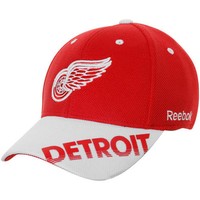Detroit Red Wings NHL Hockey Reebok Center Ice Flexfit Cap Kappe NEU Size L/XL