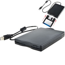1.44Mb 3.5" USB External Portable Floppy Disk Drive Diskette FDD for Windows Mac