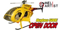 HeliArtist Scale Rumpf Hughes 500E Breitling Open Door für 600er Helis