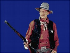 John Wayne Afghan Crochet Graph Pattern By Alta's Crafts