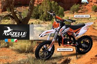 Kinder Mini Enduro Crossbike Gazelle 49 cc 2 takt Motorcrossbike Pocketbike