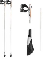 LEKI SMART CARBON * NORDIC WALKING STÖCKE * WEISS - 100% CARBON - NEU