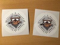 2x BULLDOG Aufkleber Sticker Motorrad Club Tank Tuning Old School Retro NEU M004