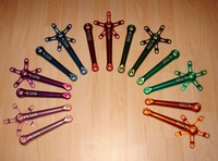 Tune Big Foot Kurbel 172,5 RR Road Retro NOS Compact Dura Ace LK 110 cranks