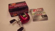 Bass Pro Shop Tourney Special Bait Cast Reel with fishing line